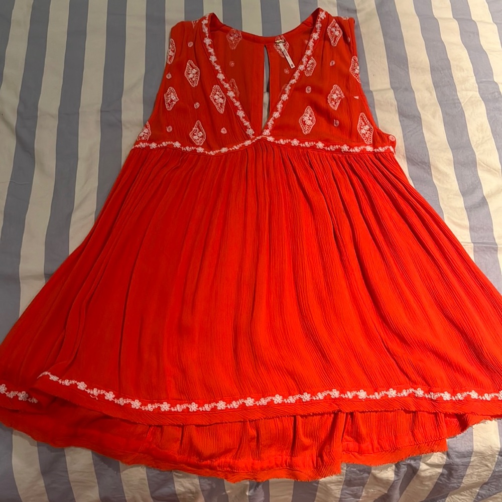 Free People embroidered tunic